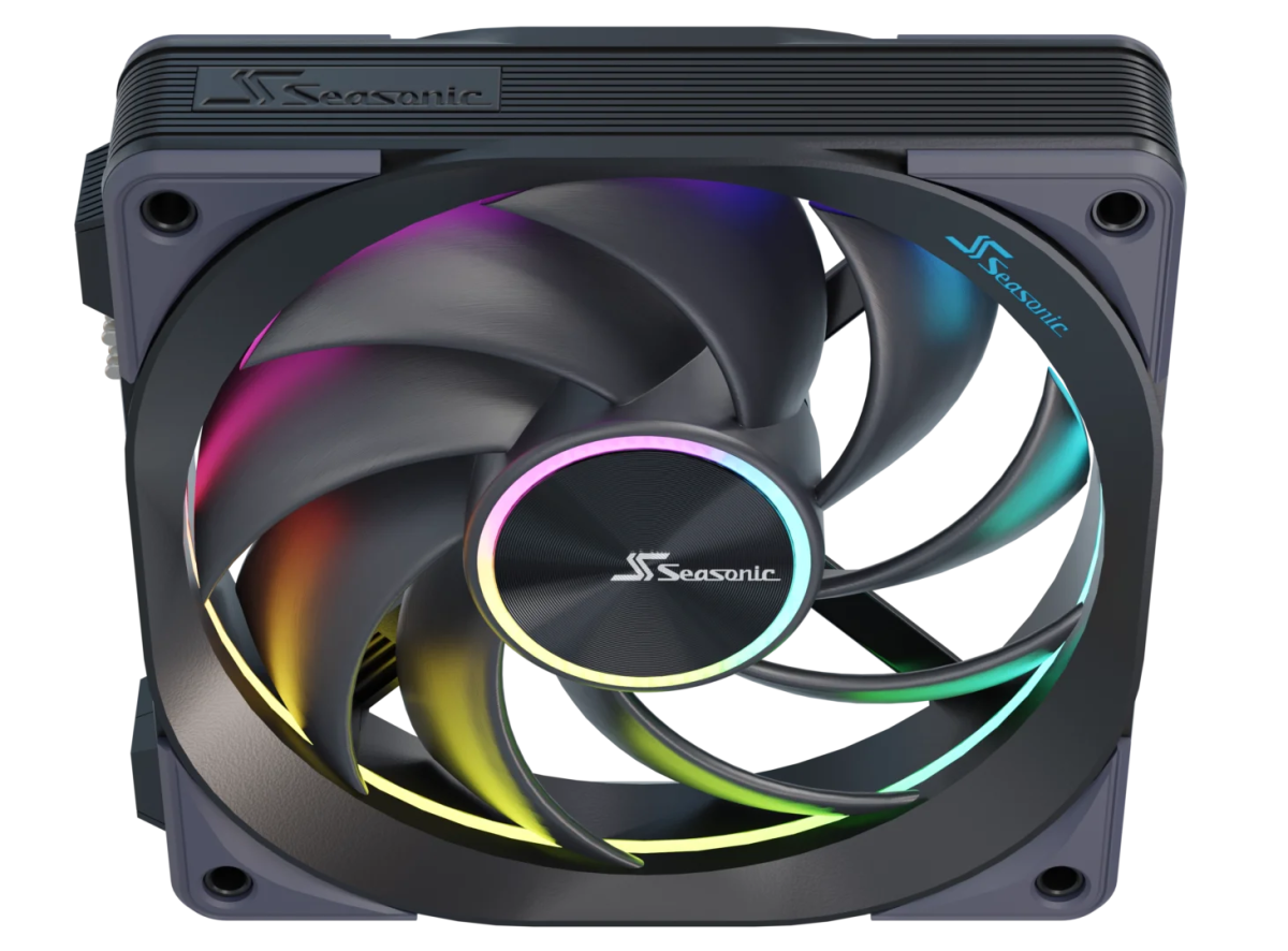 Seasonic MagFlow ARGB 120 mm PWM Case Fan | SS - MF12025L - Vektra Computers LLC Seasonic MagFlow ARGB 120 mm PWM Case Fan | SS - MF12025L - Vektra Computers LLC
